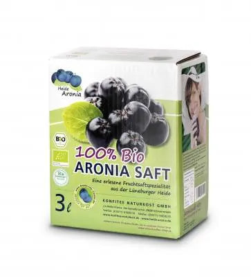 Aroniasaft Bio 3 Liter Bag in Box aus deutscher Landwirtschaft Heide Aronia